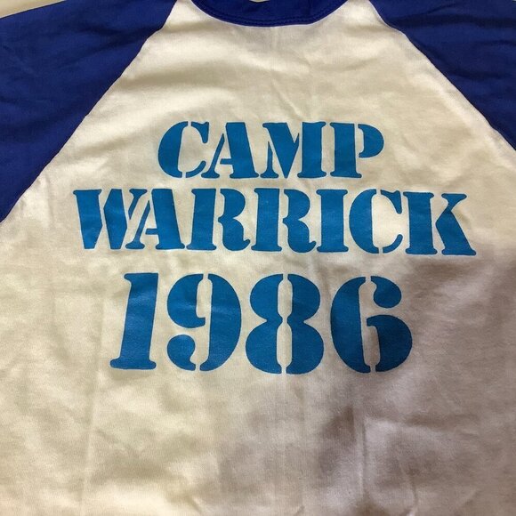 Vintage Crustbusters Camp Warrick 1986 3/4 Sleeve Shirt Single Stitch Size XL - Picture 6 of 12